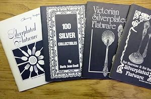 4 booklet listing - 100 Silver Collectibles (1973) - Art Nouveau & Art Deco Silverplated Flatware...