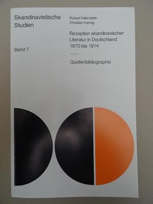 Seller image for Rezeption skandinavischer Literatur in Deutschland 1870-1914. Quellenbibliographie. Neumnster, Wachholtz, 1977. 517 S., 1 Bl. Gr.-8. OBrosch. for sale by Antiquariat Daniel Schramm e.K.