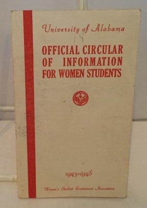 Seller image for Official Circular Of Information For Women Students 1945-1946 (Women's Student Government Association) for sale by S. Howlett-West Books (Member ABAA)