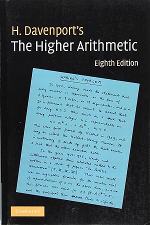 Bild des Verkufers fr The Higher Arithmetic: An Introduction to the Theory of Numbers (Eighth Edition) zum Verkauf von Firefly Bookstore