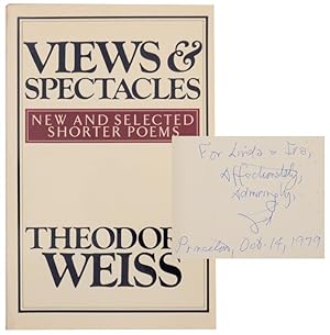 Bild des Verkufers fr Views & Spectacles: New and Selected Shorter Poems (Signed First Edition) zum Verkauf von Jeff Hirsch Books, ABAA