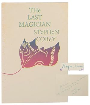 Bild des Verkufers fr The Last Magician and Coco Gordon (Signed First Edition) zum Verkauf von Jeff Hirsch Books, ABAA