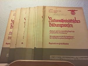 Nationalsozialistisches Bildungswesen.1940 Heft 1-8 und 12. 5. Jahrgang. Einzige erziehungswissen...