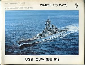 Bild des Verkufers fr USS Iowa (BB 61): Warship's Data 3 zum Verkauf von Between the Covers-Rare Books, Inc. ABAA