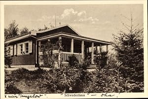 Bild des Verkufers fr Ansichtskarte / Postkarte Chorin im Kreis Barnim, Erholungsheim Haus Chorin, Schwedenhaus zum Verkauf von akpool GmbH