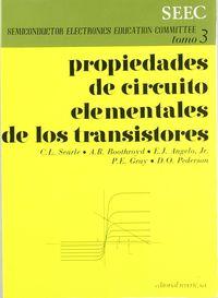 Imagen del vendedor de Volumen 3. Propiedades de circuito elementales de los transistores a la venta por Imosver