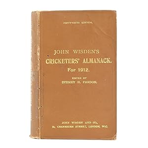 JOHN WISDEN'S CRICKETERS' ALMANACK FOR 1912