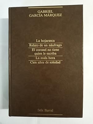 Imagen del vendedor de NARRATIVA COMPLETA I - La hojarasca - Relato de un naufrago - El coronel no tiene quien le escriba - Cien aos de soledad a la venta por Gibbon Libreria