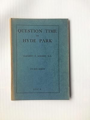 Bild des Verkufers fr Question Time in Hyde Park Series IV: Christianity in History zum Verkauf von Beach Hut Books