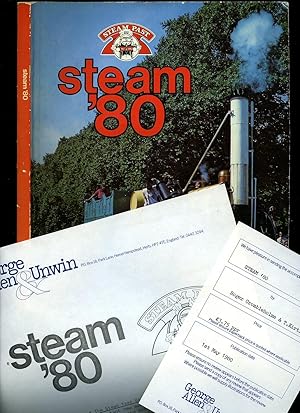 Seller image for Steam '80 | A Complete Enthusiasts' Handbook to Railway Preservation Activities and Minor Railways in the British Isles + Letter and Publisher's Review Note for sale by Little Stour Books PBFA Member