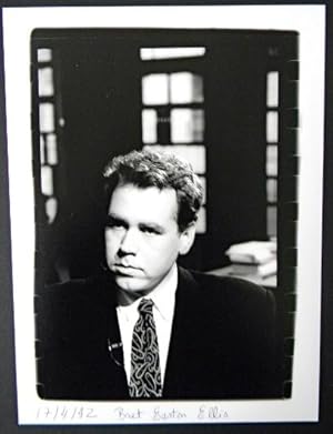 PORTRAIT PHOTOGRAPHIQUE ORIGINAL DE BRET EASTON ELLIS.