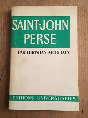 Seller image for Saint-John Perse for sale by Librairie des Possibles