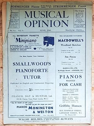 Seller image for Musical Opinion June 1944 Vol.67 No.801 for sale by Shore Books