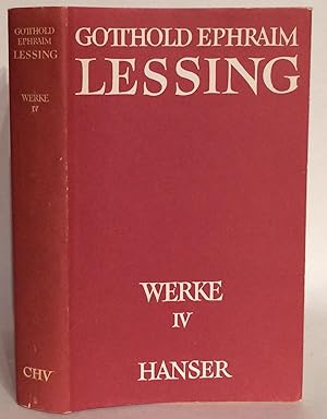 Seller image for Werke. Band 4: Dramaturgische Schriften. Bearbeiter: Karl Eibel. for sale by Thomas Dorn, ABAA