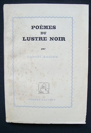 Bild des Verkufers fr Pomes du lustre noir - zum Verkauf von Le Livre  Venir