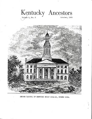 Seller image for KENTUCKY ANCESTORS. for sale by Legacy Books