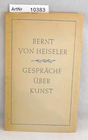 Gespräche über Kunst. Über den Reim und die Reinheit der Form. Über Vers und Bühne. Über das Lust...