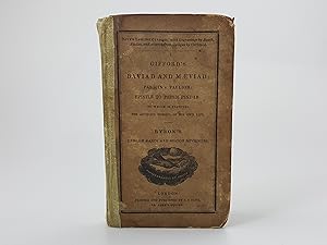 Imagen del vendedor de Dove's English Classics: Gifford's Baviad and Maeviad: Pasquin V. Faulder: Epistle to Peter Pindar: To which is prefixed The Author's Memoir of his own Life and Byron's English Bards and Scotch Reviewers a la venta por Keoghs Books