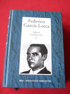 Seller image for Obras completas IV. Prosa II. Correspondencia 1910-1936 for sale by GALLAECIA LIBROS