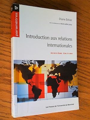 Bild des Verkufers fr Introduction aux relations internationales, deuxime dition zum Verkauf von Livresse