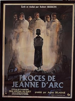 Imagen del vendedor de Proces de Jeanne d'Arc (The Trial of Joan of Arc) (Framed Poster under Plexiglass, 167 x 126 cm) a la venta por Sequitur Books