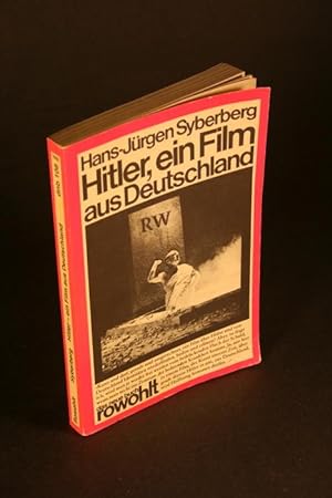 Bild des Verkufers fr Hitler, ein Film aus Deutschland. zum Verkauf von Steven Wolfe Books