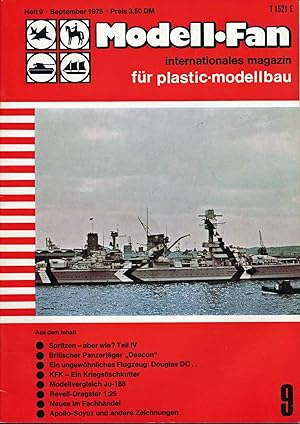 Bild des Verkufers fr Modell-Fan. internationales magazin fr plastic-modellbau. hier: Heft 9/1975. zum Verkauf von Versandantiquariat  Rainer Wlfel