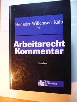 Immagine del venditore per Arbeitsrecht : Kommentar venduto da Gebrauchtbcherlogistik  H.J. Lauterbach