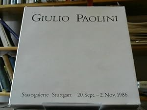 Imagen del vendedor de Giulio Paolini. 4 Hefte. Heft 1: Das Atlier. Heft 2: Das Museum. Heft 3: Der Ort. Heft 4: Die Vision.Staatsgalerie Stuttgart, 20. Sept. - 2. Nov. 1986. Hrsg.: Staatsgalerie Stuttgart. Ausstellung u. Katalog Gudrun Inboden. bers. aus d. Ital. Daniel Dell'Agli. a la venta por BuchKaffee Vividus e.K.