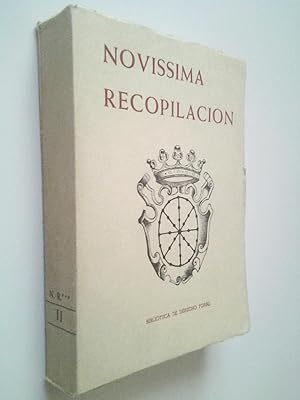 Image du vendeur pour Novissima recopilacin de las Leyes del Reino de Navarra, hechas en sus Cortes Generales desde el ao de 1512 hasta el 1716 inclusive. Volumen 2 mis en vente par MAUTALOS LIBRERA