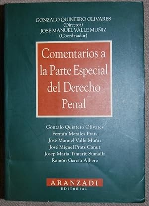 Imagen del vendedor de COMENTARIOS A LA PARTE ESPECIAL DEL DERECHO PENAL a la venta por Fbula Libros (Librera Jimnez-Bravo)