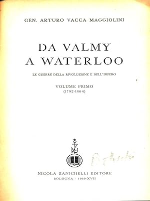 Da Valmy a Waterloo. Volume I