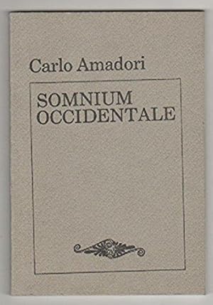 Seller image for Somnium occidentale for sale by Libreria Oltre il Catalogo