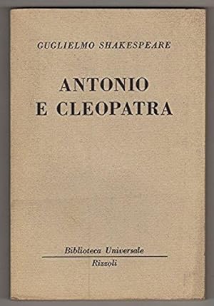 Seller image for Antonio e Cleopatra for sale by Libreria Oltre il Catalogo