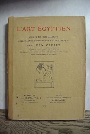 Bild des Verkufers fr L'Art Egyptien. zum Verkauf von Antiquariat Bookfarm