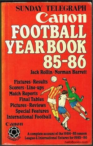 Image du vendeur pour Sunday Telegraph, Canon Football Year Book 85-86 mis en vente par Hall of Books