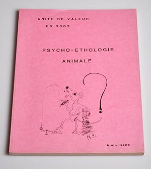 Image du vendeur pour Psycho-Ethologie Animale mis en vente par Librairie Alain Pons