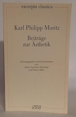 Seller image for Beitrge zur sthetik. for sale by Thomas Dorn, ABAA