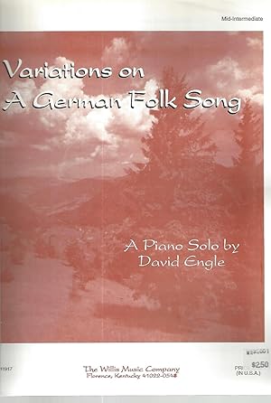 Immagine del venditore per Variations on a German Folk Song Mid-Intermediate Level venduto da Vada's Book Store