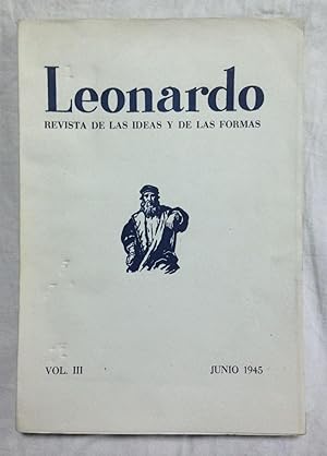 LEONARDO. Revista de las Ideas y las formas. Vol. iii, Junio 1945