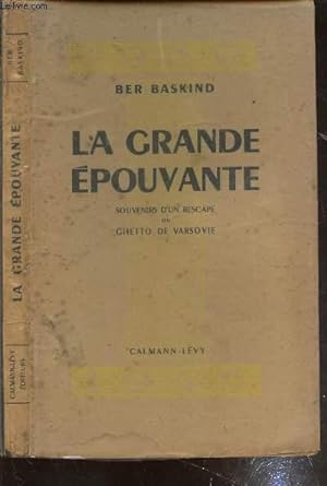 Image du vendeur pour LA GRANDE EPOUVANTE mis en vente par Le-Livre