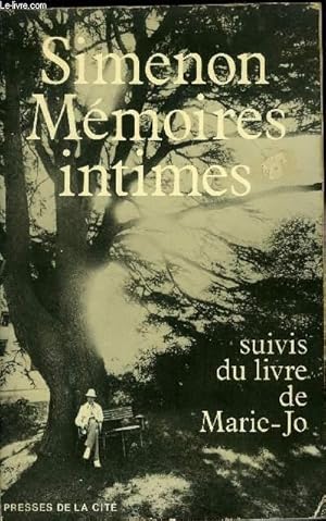 Immagine del venditore per MEMOIRES INTIMES SUIVI DU LIVRE DE MARIE JO venduto da Le-Livre