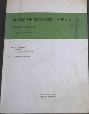 Image du vendeur pour Flora of Southern Africa Series (Flora of Southern Africa) Volume 7, Part 2, Fascicle 2 mis en vente par Chapter 1