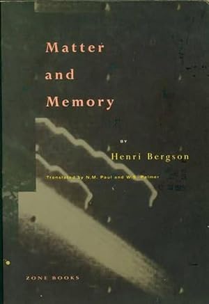 Imagen del vendedor de Matter and Memory (Paperback) a la venta por Grand Eagle Retail