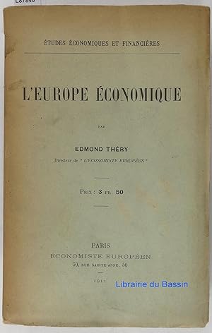 Bild des Verkufers fr L'Europe conomique zum Verkauf von Librairie du Bassin
