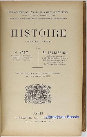 Imagen del vendedor de Histoire Deuxime anne a la venta por Librairie du Bassin