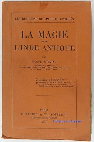 Seller image for La magie dans l'Inde Antique for sale by Librairie du Bassin