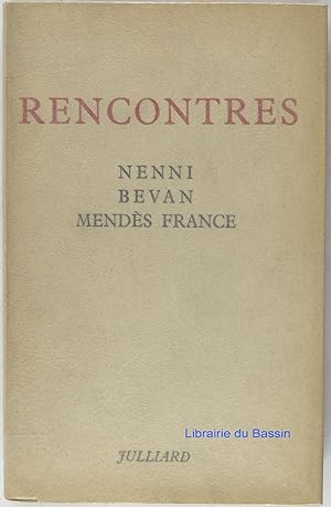 Seller image for Rencontres for sale by Librairie du Bassin
