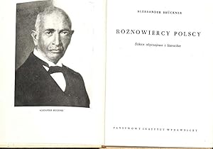 Bild des Verkufers fr Rznowiercy polscy : szkice obyczajowe i literackie. zum Verkauf von Librairie Lettres Slaves - Francis