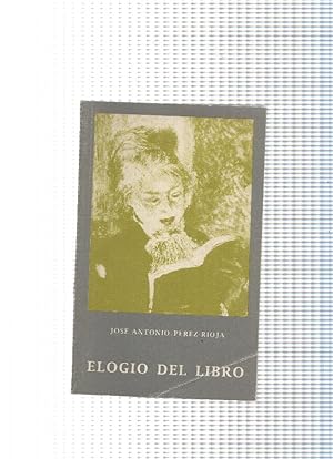 Imagen del vendedor de Elogio del libro a la venta por El Boletin